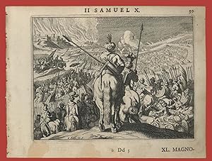 Image du vendeur pour Ioab e l'esercito dei prodi Samuele 10.7 Bibbia mis en vente par Studio Bibliografico Imprimatur