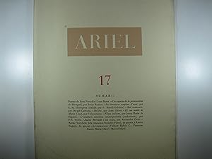 Seller image for ARIEL: REVISTA DE LES ARTS, N 17 for sale by Costa LLibreter