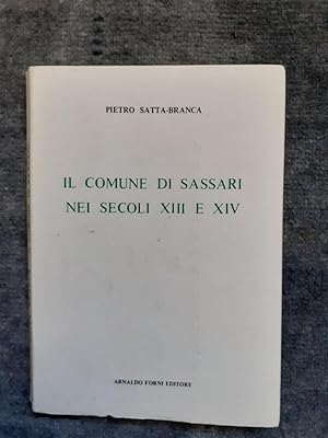 Image du vendeur pour IL COMUNE DI SASSARI NEI SECOLI XIII E XIV. mis en vente par Librairie Sainte-Marie