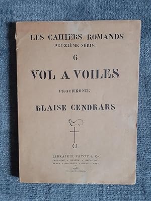 Seller image for VOL A VOILES. Prochronie. for sale by Librairie Sainte-Marie