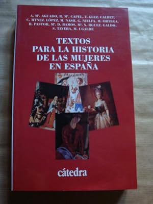 Textos para la historia de las mujeres en España