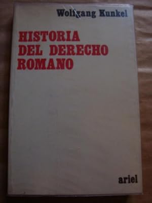 Image du vendeur pour Historia del derecho romano mis en vente par Llibres Capra