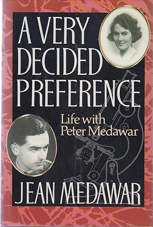 Immagine del venditore per Very Decided Preference : Life with Peter Medawar venduto da Valuable Volumes