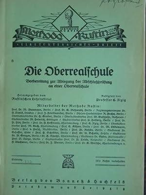 Image du vendeur pour Geographie. Methode Rustin. Selbstunterrichts-Briefe von Wilhelm Guthjahr. Redigiert von Carl Jlzig. Hier: 14 Hefte (von 36). Mit zahlreichen Figuren im Text. mis en vente par Antiquariat Tarter, Einzelunternehmen,