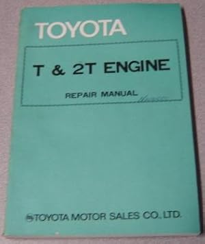 Imagen del vendedor de Toyota T & 2T Engine Repair Manual (#98060-1) a la venta por Books of Paradise