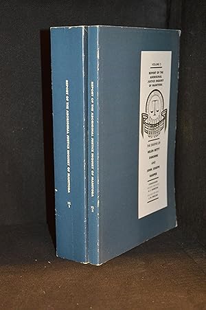 Bild des Verkufers fr Report of the Aboriginal Justice Inquiry of Manitoba (2 Volumes) (Includes Deaths of Helen Betty Osborne and John Joseph Harper; Justice System and Aboriginal People.) zum Verkauf von Burton Lysecki Books, ABAC/ILAB