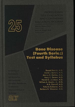 Immagine del venditore per Bone disease fourth series test and syllabus [Professional self-evaluation and continuing education program ; set 25] venduto da Joseph Valles - Books