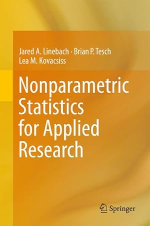 Imagen del vendedor de Nonparametric Statistics for Applied Research a la venta por BuchWeltWeit Ludwig Meier e.K.