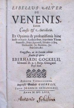 Libellus alter de venenis. Eorum causis et antidotis [.].