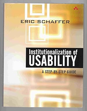 Image du vendeur pour Institutionalization of Usability A Step-By-Step Guide mis en vente par Riverwash Books (IOBA)