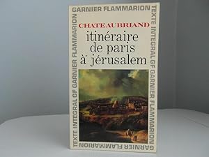 Image du vendeur pour Itinéraire de Paris à Jérusalem mis en vente par Bidonlivre
