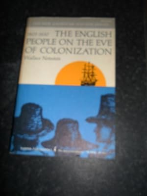 Seller image for The English People on the Eve of Colonization 1603-1630 for sale by Clement Burston Books