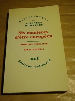 Bild des Verkufers fr Six manires d'tre europen zum Verkauf von Llibres Capra
