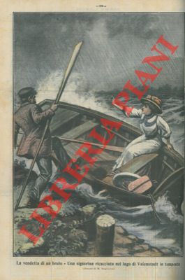 Una signora ricacciata nel lago di Valenstadt in tempesta.