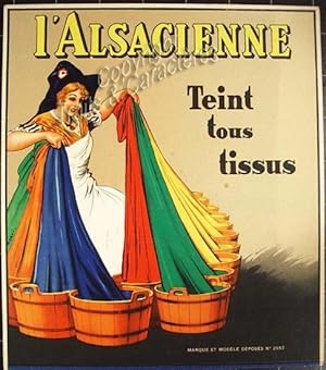 Publicité ancienne : L'Alsacienne, 1920.