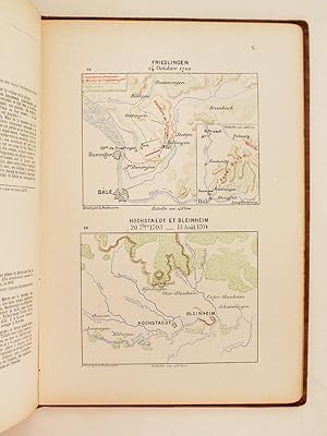 [ Lot de 2 livres ] Cartes et Croquis des Campagnes de 1589  1789 avec sommaires explicatifs [Avec...