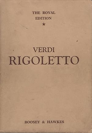 Bild des Verkufers fr G. Verdi: Rigoletto - Vocal Score zum Verkauf von sculptorpaul