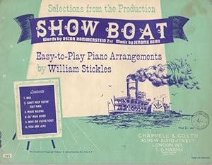 Image du vendeur pour SHOW BOAT: Easy-To-Play Piano Arrangements. mis en vente par Black Stump Books And Collectables