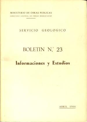 SERVICIO GEOLOGICO. BOLETIN Nº 23: MEDITACIONES ACERCA DEL APROVECHAMIENTO RACIONAL DEL AGUA METE...