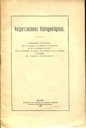 VULGARIZACIONES HIROGEOLOGICAS.