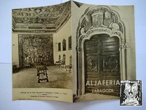 Seller image for Folleto turismo - Tourist Brochure: ALJAFERIA, ZARAGOZA for sale by Librera Maestro Gozalbo