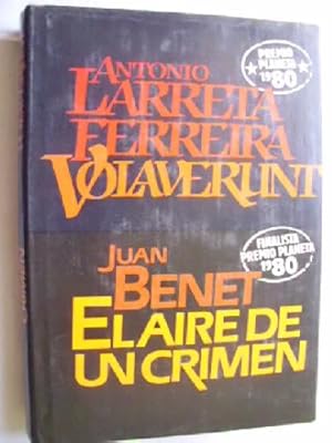 Imagen del vendedor de VOLAVERUNT/ EL AIRE DE UN CRIMEN a la venta por Librera Maestro Gozalbo