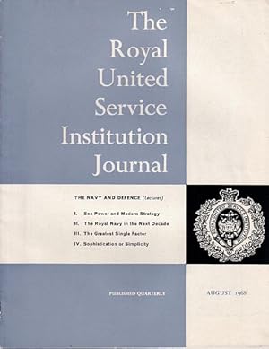 Seller image for THE JOURNAL OF THE ROYAL UNITED SERVICE INSTITUTION - Vol. CXIII, No. 651 for sale by Jean-Louis Boglio Maritime Books
