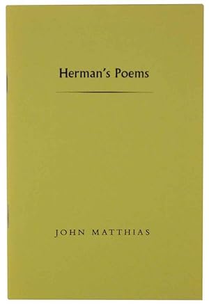 Bild des Verkufers fr Herman's Poems zum Verkauf von Jeff Hirsch Books, ABAA