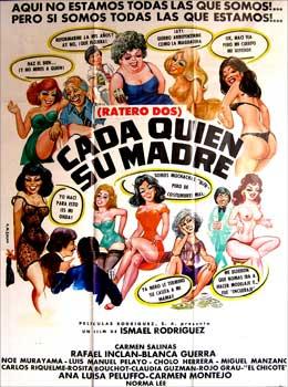 Cada quien su madre. Con Carmen Salinas, Rafael Inclan, Blanca Guerra, Noé Murayama. (Cartel de l...