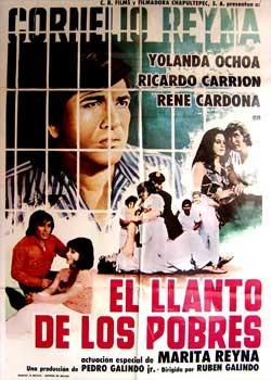 Imagen del vendedor de El llanto de los pobres. Con Cornelio Reyna, Yolanda Ochoa, Ren Cardona, Ricardo Carrin. (Cartel de la pelcula). a la venta por Wittenborn Art Books