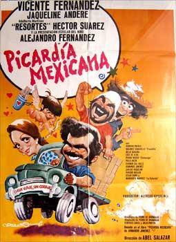 Picardia mexicana. Con Vicente Fernández, Jacqueline Andere, Adalberto Martínez. (Cartel de la pe...