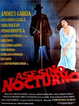 Seller image for Asesino nocturno. Con Andrs Garca, Gregorio Casal, Edna Bolkan, Pedro Infante Jr. (Cartel de la pelcula). for sale by Wittenborn Art Books