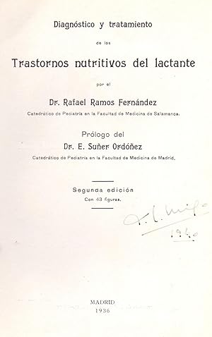 Seller image for DIAGNOSTICO Y TRATAMIENTO DE LOS TRASTORNOS NUTRITIVOS DEL LACTANTE for sale by Libreria 7 Soles