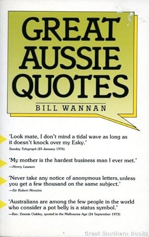 Immagine del venditore per Great Aussie Quotes venduto da Great Southern Books