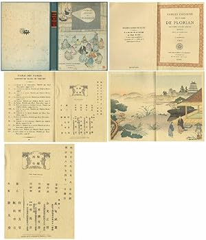 Fables Choisies de Florian. De J.-P. Claris, De Florian, Illustree Par Des Artistes Japonais Sous...