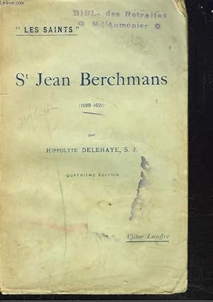 Bild des Verkufers fr St JEAN BERCHMANS (1599-1621) zum Verkauf von Le-Livre