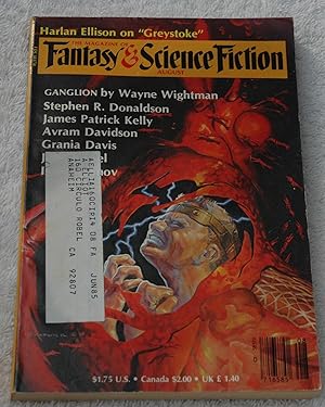 Bild des Verkufers fr The Magazine of Fantasy and Science Fiction August 1984; Volume 67, Number 2 zum Verkauf von Preferred Books