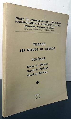 Tissage les noeuds de tissage schémas Noeud de Mohair Noeud de Pêcheur Noeud de Ralllonge Cahier n°4