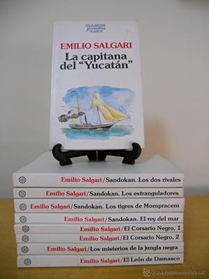 Colección EMILIO SALGARI. Editorial Clásicos Juveniles Planeta. Comprende los siguientes títulos:...