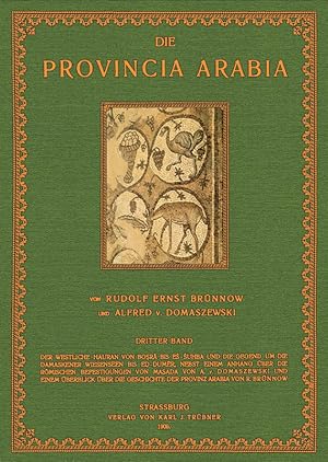 Bild des Verkufers fr Die Provincia Arabia - 3 zum Verkauf von Antiquariat  Fines Mundi