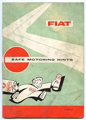 Bild des Verkufers fr Fiat safe motoring hints. zum Verkauf von Lost and Found Books