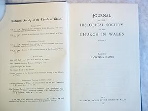 Image du vendeur pour Journal of the Historical Society of the Church in Wales. Volume 1. No. 2. mis en vente par Carmarthenshire Rare Books