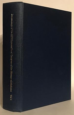 Seller image for Proceedings of the XXIII International Congress of the History of Medicine. Volume 1. for sale by Thomas Dorn, ABAA