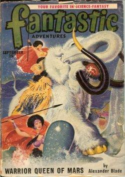 Seller image for FANTASTIC ADVENTURES: September, Sept. 1950 for sale by Books from the Crypt