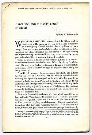 Bild des Verkufers fr Historians and the Challenge of Freud zum Verkauf von Between the Covers-Rare Books, Inc. ABAA