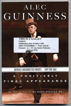 Image du vendeur pour A Positively Final Appearance: A Journal, 1996-98 mis en vente par Between the Covers-Rare Books, Inc. ABAA