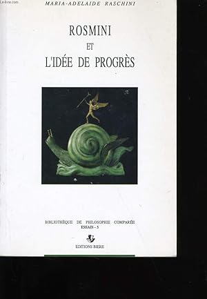 Bild des Verkufers fr ROSMINI ET L'IDEE DE PROGRES. zum Verkauf von Le-Livre