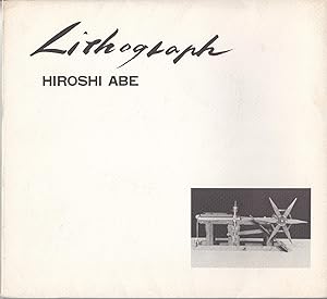 Lithograph Hiroshi Abe Catalogue d'exposition Axis Gallery à Tokyo en 1984