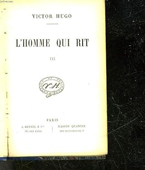 Image du vendeur pour L'HOMME QUI RIT - TOME 3 mis en vente par Le-Livre