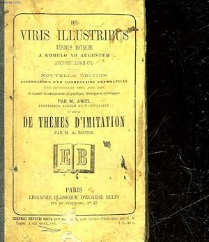 Bild des Verkufers fr DE VIRIS ILLUSTRIBUS URBIS ROMAE A ROMULO AD AUGUSTUM zum Verkauf von Le-Livre